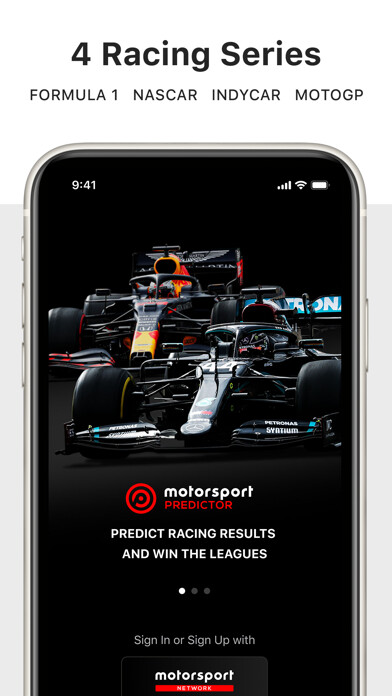 Emulate iPhone app Motorsport Predictor using MyAndroid