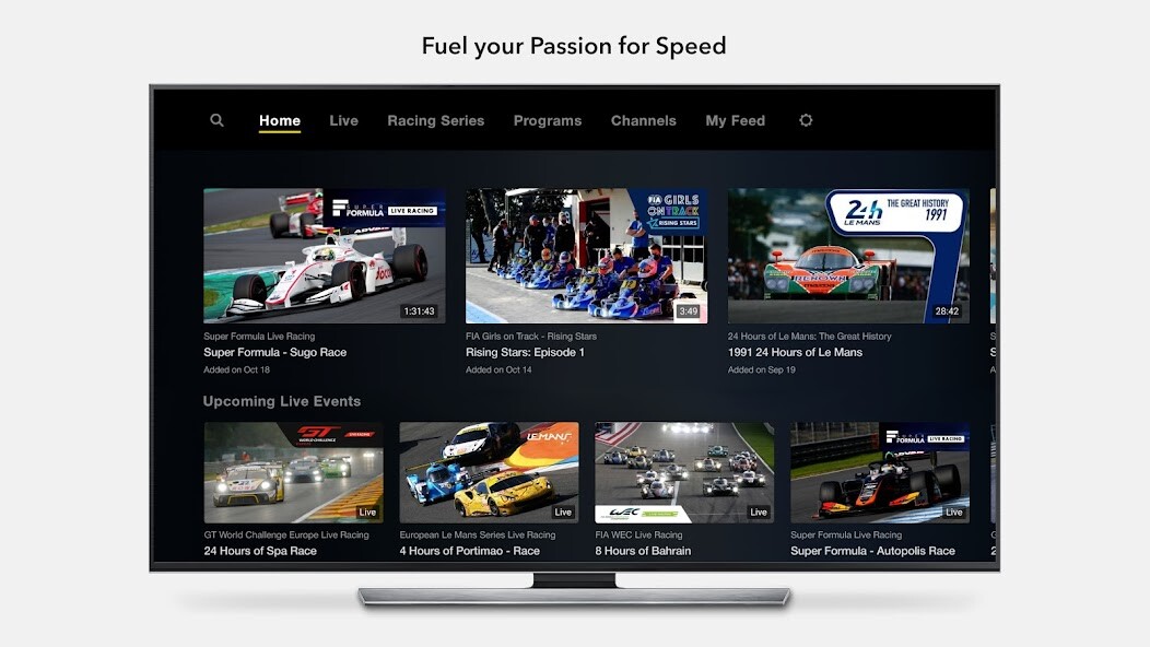 Run android online APK Motorsport.tv for Android TV from MyAndroid or emulate Motorsport.tv for Android TV using MyAndroid