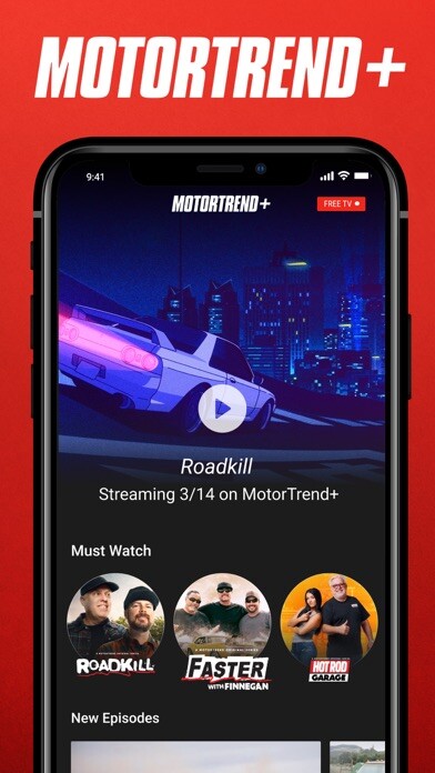 Emulate iPhone app MotorTrend+: Watch Car Shows using MyAndroid