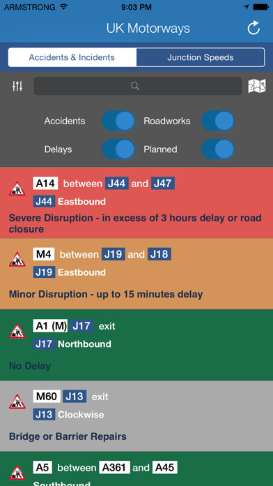 Emulate iPhone app Motorways using MyAndroid