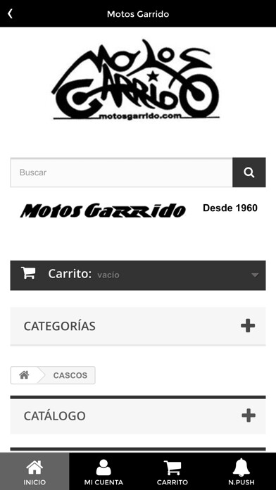 Emulate iPhone app Motos Garrido using MyAndroid