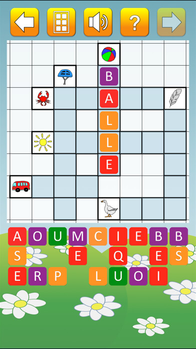 Emulate iPhone app Mots croisés pour enfants using MyAndroid Emulate iPhone app Mots croisés pour enfants using MyAndroid