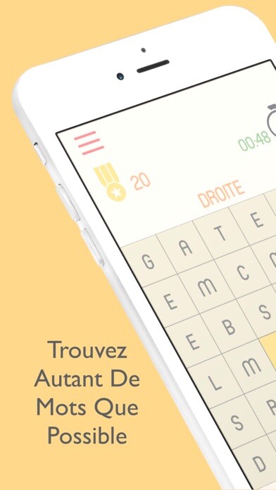 Emulate iPhone app Mots Mêlés: Jeux de Mots using MyAndroid