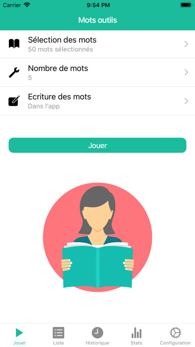 Emulate iPhone app Mots outils pour CP et CE1 using MyAndroid Emulate iPhone app Mots outils pour CP et CE1 using MyAndroid
