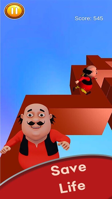 Emulate iPhone app Motu Patlu Zigzag Fun Race using MyAndroid Emulate iPhone app Motu Patlu Zigzag Fun Race using MyAndroid