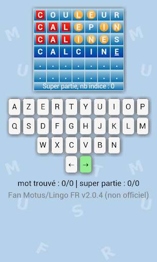 Run android online APK MOTUS FR LINGO FAN from MyAndroid or emulate MOTUS FR LINGO FAN using MyAndroid Run android online APK MOTUS FR LINGO FAN from MyAndroid or emulate MOTUS FR LINGO FAN using MyAndroid