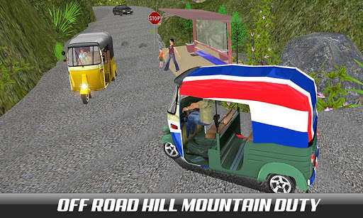 Emulate Android APK Mountain Auto Tuk Tuk driver - Offroad Rickshaw 3D