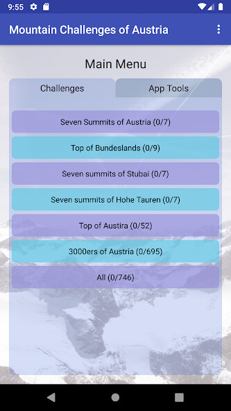 Run android online APK Mountain Challenges of Austria from MyAndroid or emulate Mountain Challenges of Austria using MyAndroid