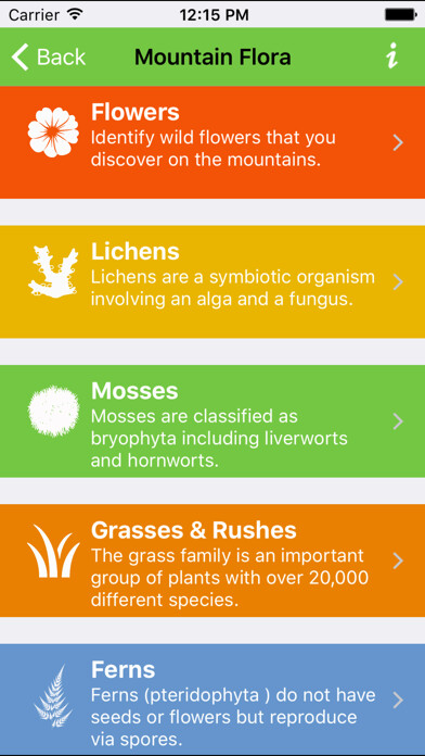 Emulate iPhone app Mountain Flora & Fauna using MyAndroid Emulate iPhone app Mountain Flora & Fauna using MyAndroid