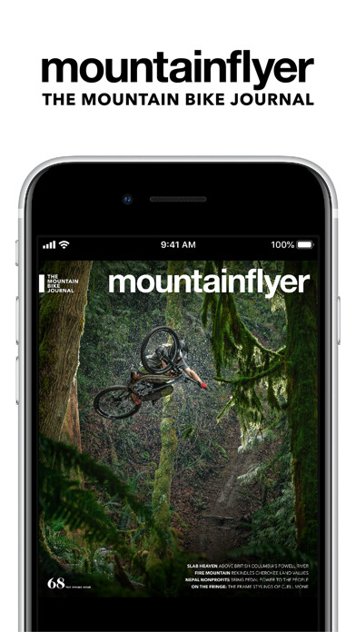 Emulate iPhone app Mountain Flyer Magazine using MyAndroid
