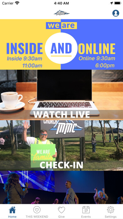 Emulate iPhone app Mountain Movers Church using MyAndroid Emulate iPhone app Mountain Movers Church using MyAndroid