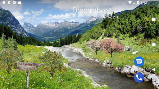 Emulate Android APK Mountain River Live Wallpaper
