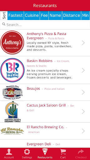 Run android online APK Mountain Zoom Food Delivery from MyAndroid or emulate Mountain Zoom Food Delivery using MyAndroid