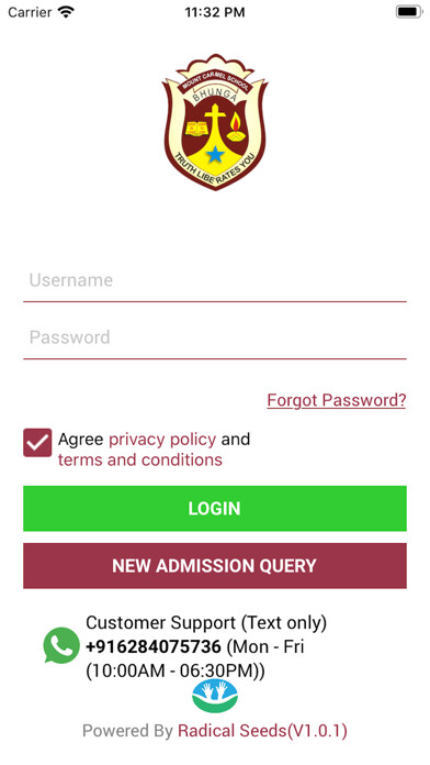 Emulate iPhone app Mount Carmel School Bhunga using MyAndroid Emulate iPhone app Mount Carmel School Bhunga using MyAndroid
