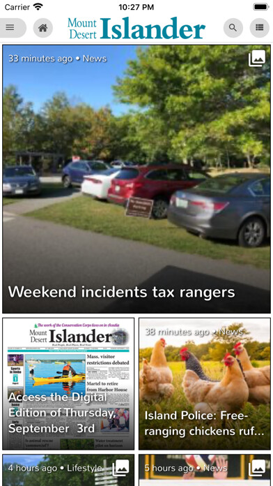 Emulate iPhone app Mount Desert Islander eEdition using MyAndroid Emulate iPhone app Mount Desert Islander eEdition using MyAndroid