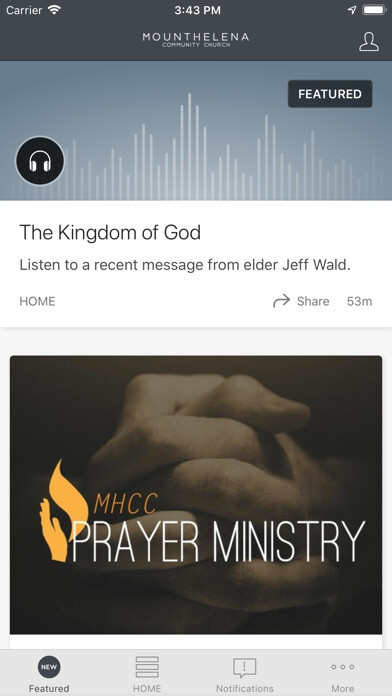 Emulate iPhone app Mount Helena Community Church using MyAndroid Emulate iPhone app Mount Helena Community Church using MyAndroid