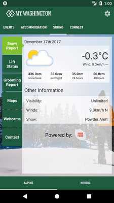 Emulate Android APK Mount Washington Snow Report Emulate Android APK Mount Washington Snow Report