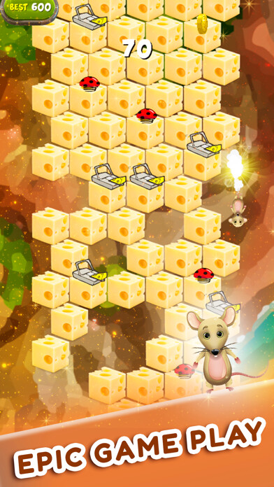 Emulate iPhone app Mouse Jump Cheese Survival using MyAndroid