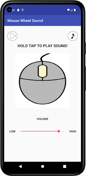 Run android online APK Mouse Wheel Sound from MyAndroid or emulate Mouse Wheel Sound using MyAndroid
