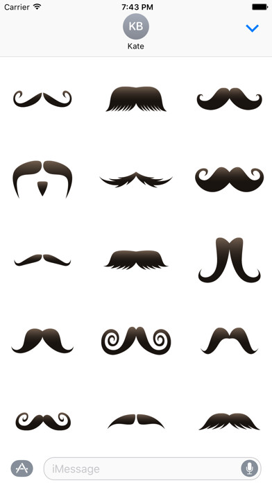 Emulate iPhone app Moustache Photobomb Stickers for November using MyAndroid Emulate iPhone app Moustache Photobomb Stickers for November using MyAndroid