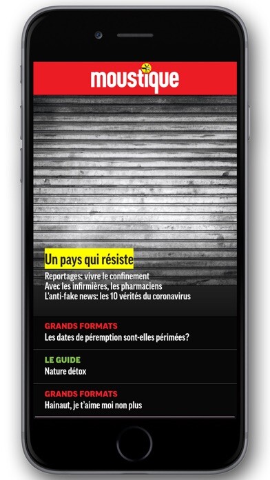 Emulate iPhone app Moustique Mag using MyAndroid