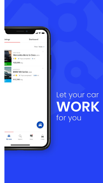 Emulate iPhone app Movearound - P2P Car Rental using MyAndroid
