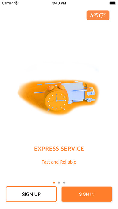 Emulate iPhone app MoveEt: Delivery and Logistics using MyAndroid