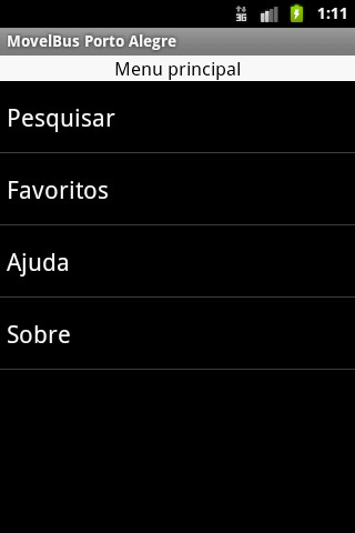 Emulate Android APK MovelBus Porto Alegre