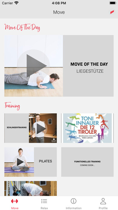 Emulate iPhone app Move & Relax using MyAndroid Emulate iPhone app Move & Relax using MyAndroid