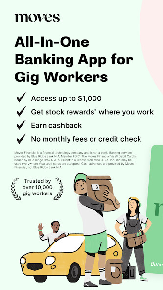 Run android online APK Moves: Banking For Gig Workers from MyAndroid or emulate Moves: Banking For Gig Workers using MyAndroid