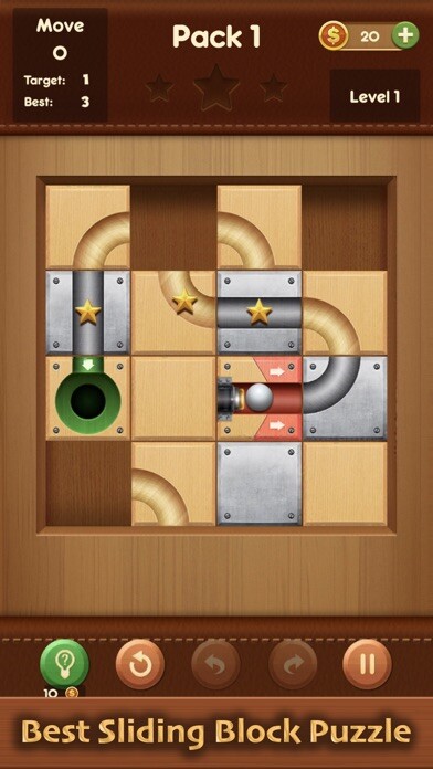 Emulate iPhone app Move the Ball : Slide Puzzle using MyAndroid Emulate iPhone app Move the Ball : Slide Puzzle using MyAndroid