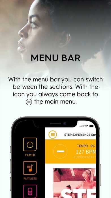 Emulate iPhone app MOVE YA!, Fitness Music Player using MyAndroid