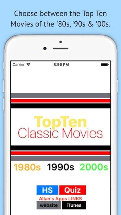 Emulate iPhone app Movie CLASSICS using MyAndroid