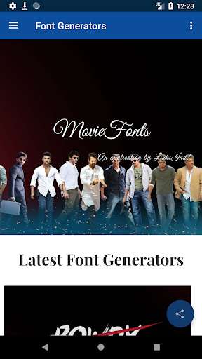 Run android online APK Movie Fonts : Movies Style Name Generator from MyAndroid or emulate Movie Fonts : Movies Style Name Generator using MyAndroid Run android online APK Movie Fonts : Movies Style Name Generator from MyAndroid or emulate Movie Fonts : Movies Style Name Generator using MyAndroid