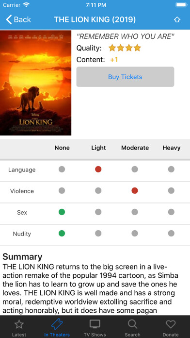 Emulate iPhone app Movieguide® Lite Movie Reviews using MyAndroid Emulate iPhone app Movieguide® Lite Movie Reviews using MyAndroid