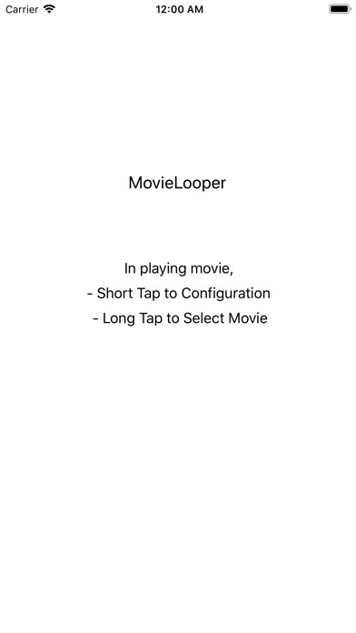 Emulate iPhone app MovieLooper using MyAndroid