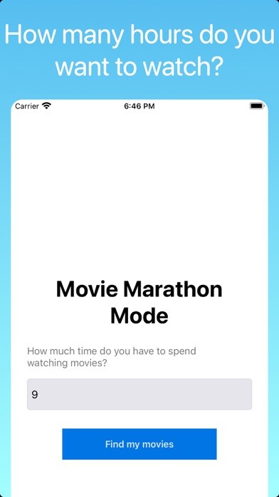 Emulate iPhone app Movie Marathoner using MyAndroid