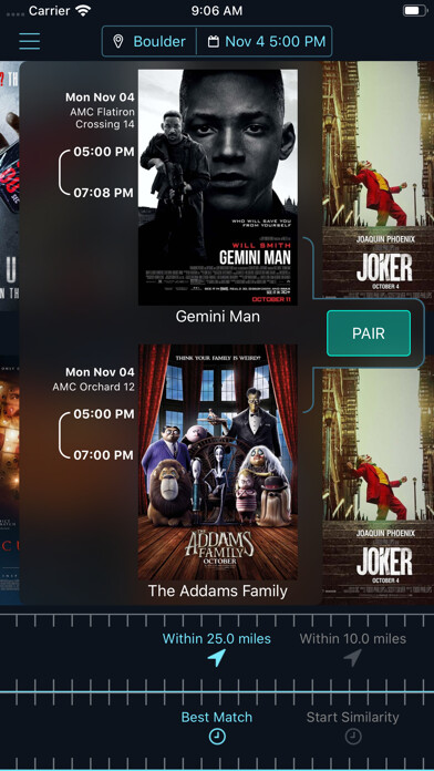 Emulate iPhone app MoviePear using MyAndroid
