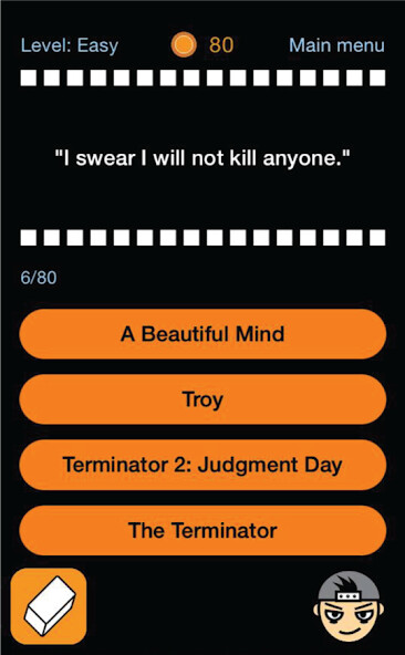 Run android online APK Movie Quote Quiz from MyAndroid or emulate Movie Quote Quiz using MyAndroid