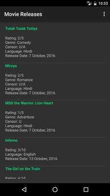 Emulate Android APK Movie Releases