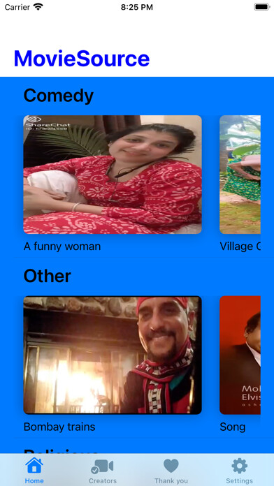 Emulate iPhone app MovieSource using MyAndroid