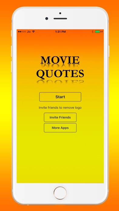 Emulate iPhone app Movies Quote using MyAndroid