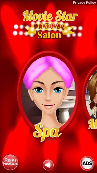 Emulate iPhone app Movie Star Makeover & Salon using MyAndroid Emulate iPhone app Movie Star Makeover & Salon using MyAndroid