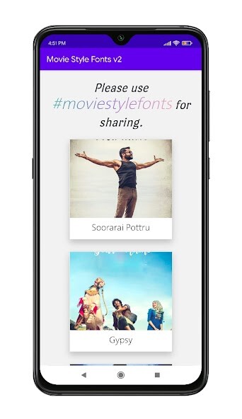 Run android online APK Movie Style Fonts from MyAndroid or emulate Movie Style Fonts using MyAndroid Run android online APK Movie Style Fonts from MyAndroid or emulate Movie Style Fonts using MyAndroid