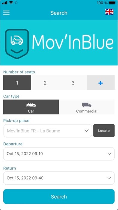 Emulate iPhone app MovInBlue using MyAndroid
