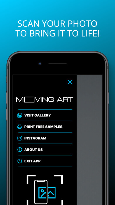 Emulate iPhone app Moving Art using MyAndroid