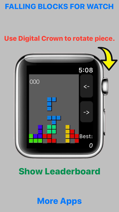 Emulate iPhone app Moving Blocks for Watch using MyAndroid Emulate iPhone app Moving Blocks for Watch using MyAndroid