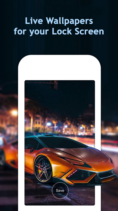 Emulate iPhone app Moving Wallpapers Free for Lock Screen using MyAndroid