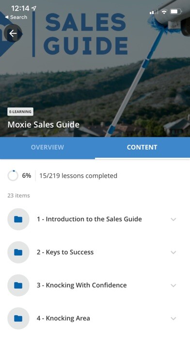 Emulate iPhone app Moxie University using MyAndroid