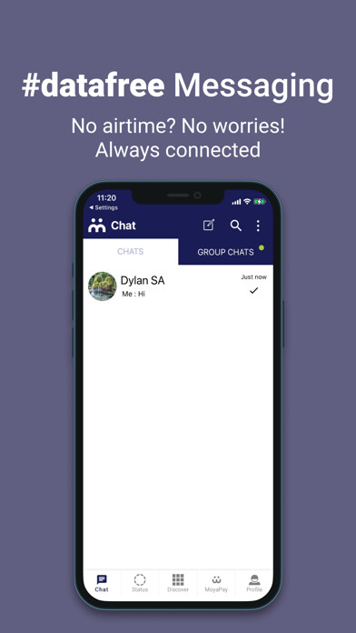 Emulate iPhone app Moya App #Datafree using MyAndroid